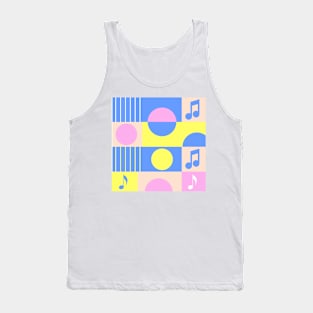 musical pattern Tank Top